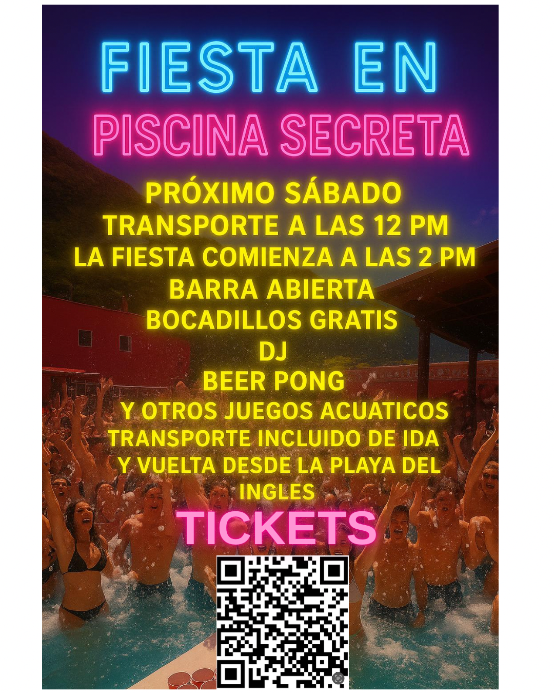 Secret villa pool PARTY!