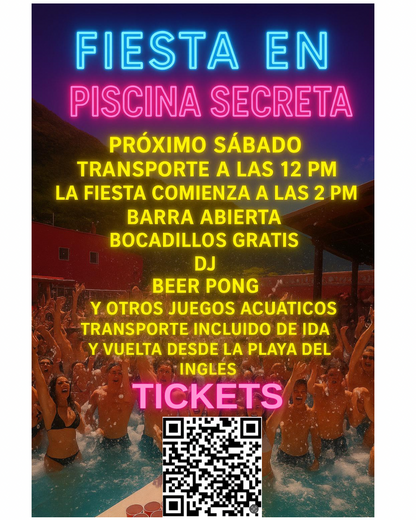 Secret villa pool PARTY!